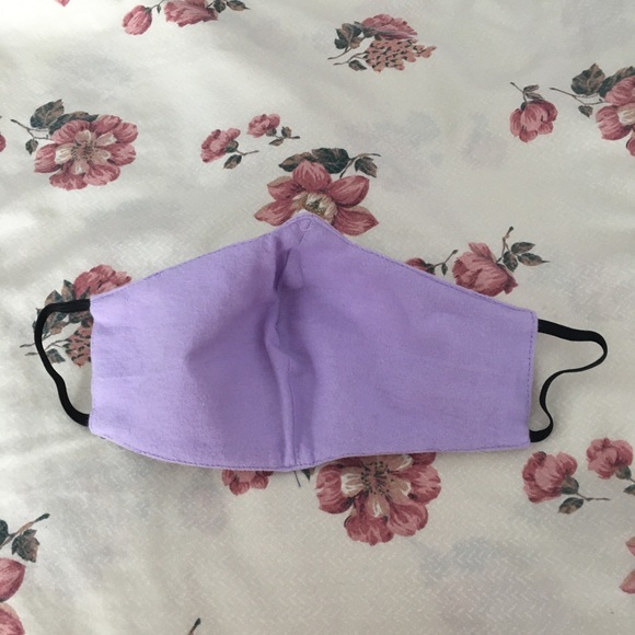 Special Request: Lilac Cotton Face Mask (Small) - Picture 3 of 6